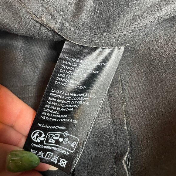 We The Free Black Flared Moto Pants size 12 - Picture 6 of 6